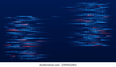 Abstract big data code representation. Modern high-tech data background. Graphic concept for your design