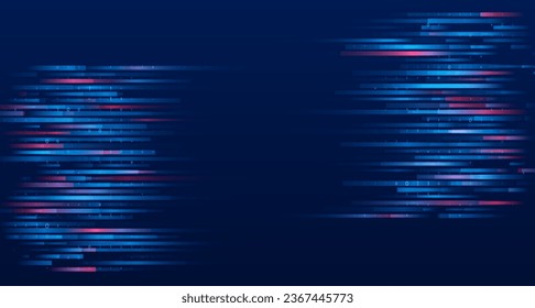 Abstract big data code representation. Modern high-tech data background. Graphic concept for your design