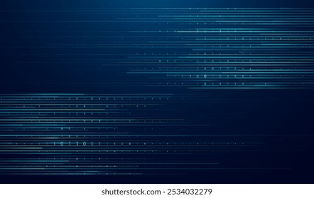 Representação abstrata de código de big data. Fundo de dados moderno de alta tecnologia. Conceito gráfico para seu design