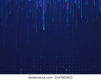 Abstract big data code representation. Modern high-tech data background. Graphic concept for your design