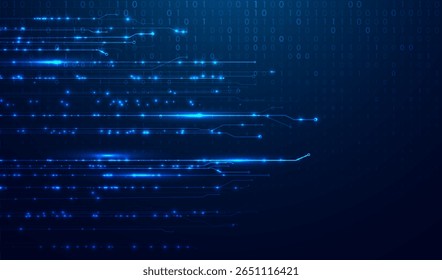 Abstract big data code representation. Modern high-tech data background. Graphic concept for your design