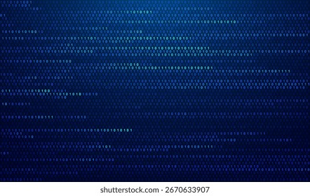 Abstract big data code representation. Modern high-tech data background. Graphic concept for your design