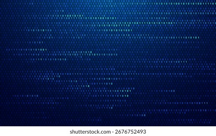 Abstract big data code representation. Modern high-tech data background. Graphic concept for your design