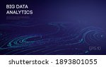 Abstract Big Data Flow Background. Software code agile industrial internet backdrop. Industry cyber complex big data sound visulization.