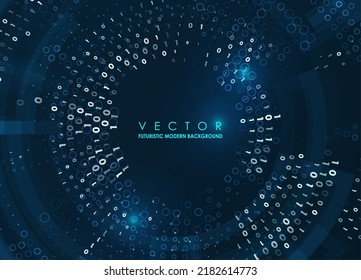 Abstract big data visualization. Big data code representation. Futuristic network or business analytics. Graphic concept for your design