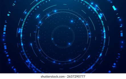 Abstract big data visualization. Big data code representation. Graphic concept for your design
