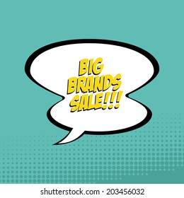 Abstract big sale background with pop art style