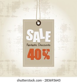 abstract big sale object on a special background