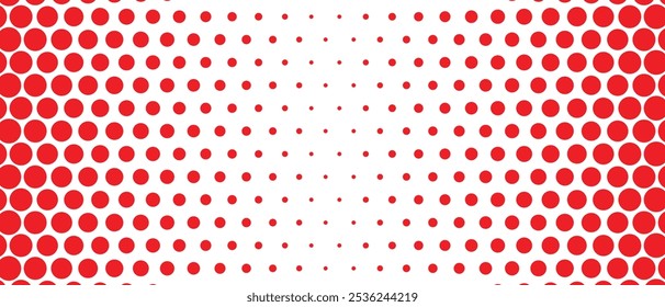 abstract big to small red dot pattern can be used background, wallpaper, wallcloth.