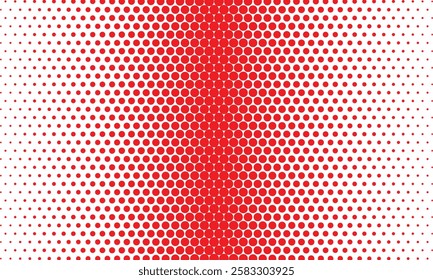 abstract big to small red dot pattern suitable for background.