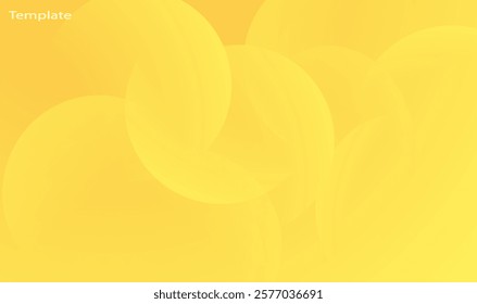 Abstract Bight yellow gradient with curve style geometric background . Creative background perfect for project background. Vector illustration.
