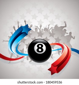 abstract billiard background