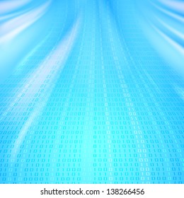 Abstract binary code background of Matrix style