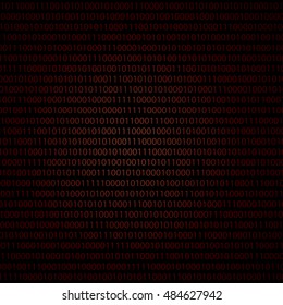 Abstract binary code background , Vector