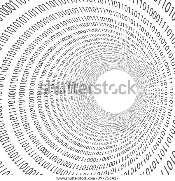 Abstract Binary Code Background Vector Stock Vector (Royalty Free