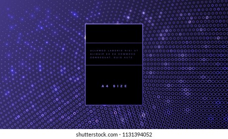 Abstract binary code technology background for application programming development design. Eps10 vector illustration