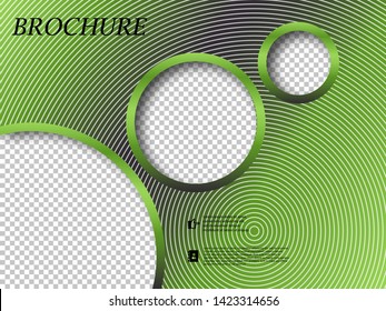 Abstract binder layout. White a4 brochure cover design. Fancy info text frame. Creative flyer font. Title sheet model set. Modern vector front page. Elegant banner. figures icon fiber