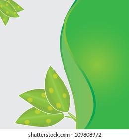 Abstract bio leafs .eps10