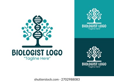 Símbolo de biologia abstrato com elementos moleculares refletindo análise e descoberta científica.