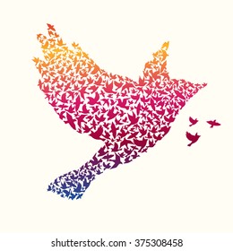 Abstract bird.