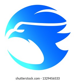 abstract bird business