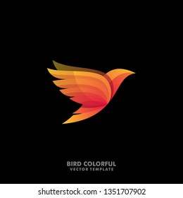 Abstract Bird Concept illustration vector template. Suitable for Creative Industry, Multimedia, entertainment, Educations, Shop, and any related business