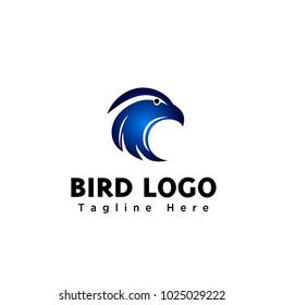 abstract bird eagle head  logo