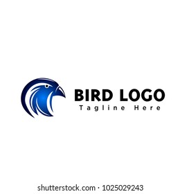 abstract bird eagle head  logo