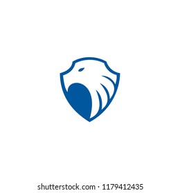 abstract bird eagle head logo
