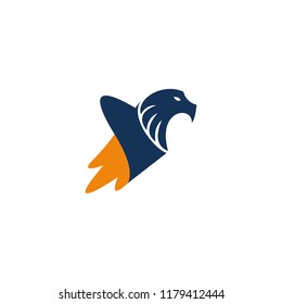 abstract bird eagle head logo

