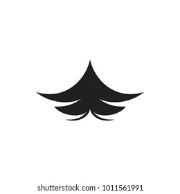 abstract bird fly symbol logo vector