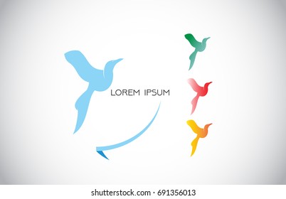 Abstract bird logo