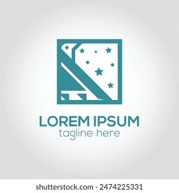 Abstract bird logo design concept isolated vector template illustration