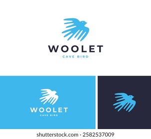 Abstract Bird Logo Design Concept