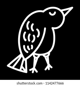 Abstract bird logo design. Creative eagle line symbol. Luxury linear falcon hawk logotype.