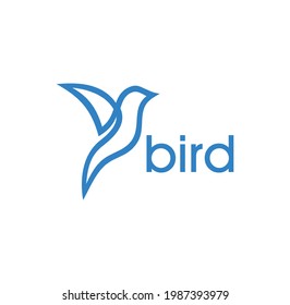Resumen del diseño del logotipo de pájaro ilustración formato de eps vectoriales , adecuado para sus necesidades de diseño, logotipo, ilustración, animación, etc.