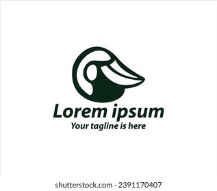Design-Vorlagensymbol für abstraktes Vogel-Logo 