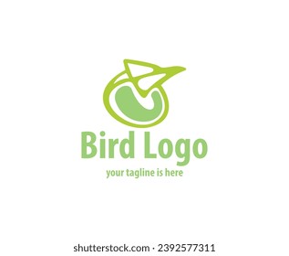 abstract Bird logo design template icon concept 
