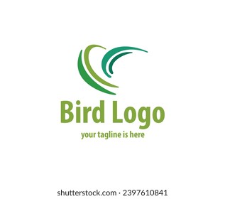abstract Bird logo design template icon concept

