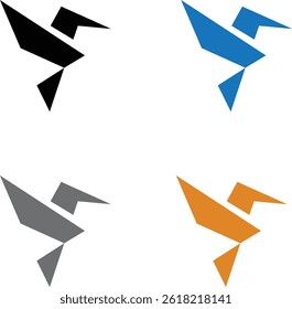 Plantilla Abstractas del diseño del logotipo del pájaro