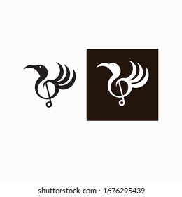 Abstract Bird Logo design vector template
