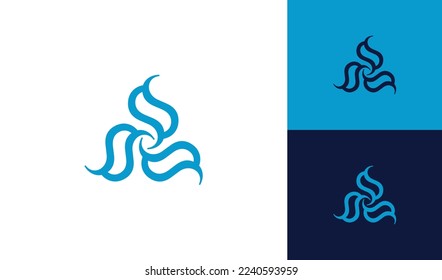 Abstract bird logo design vector