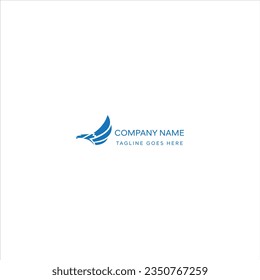 Abstract Bird Logo design vector template.