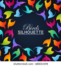 Abstract Bird Logo design vector template.Creative Dove Logotype business technology concept symbol icon.
