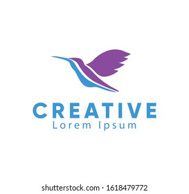 Color Bird Logo Stock Vector (Royalty Free) 485378611