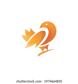 Abstract Bird Logo Icon Vector
