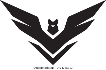abstract bird logo icon vector