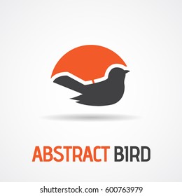 Abstract bird logo minimalist for your business or personal