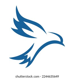 abstract bird logo template 2 