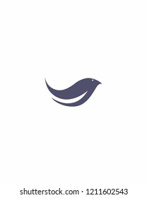 Abstract Bird Logo Template